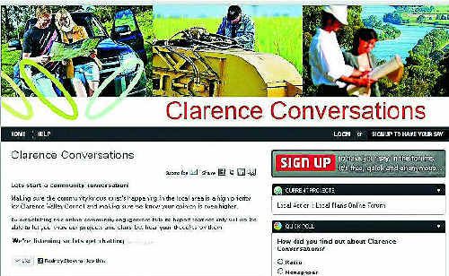 The Clarence Valley Council’s new website will enable it to “talk” with ratepayers. The Clarence Valley Council’s new website will enable it to “talk” with ratepayers.